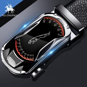 NO.ONEPAUL Automatic Buckle Black Belt