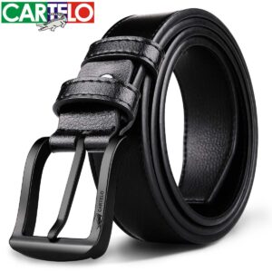 CARTELO Casual Pin Buckle Leather Belt
