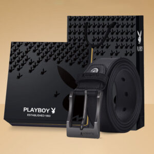 PLAYBOY Casual Pin Buckle Leather Belt