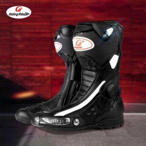 RIDING TRIBE Motorcycle Road Racing Boots