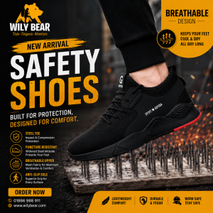 Breathable Steel Toe Safety Shoes
